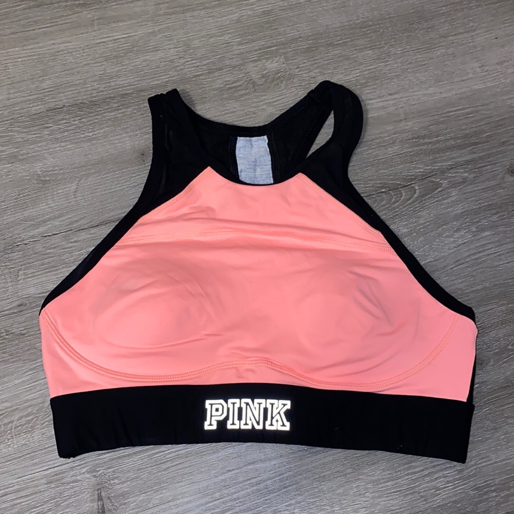 Pink Sports Bra